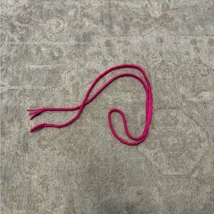 American Apparel Hot Pink Braided Women's Belt